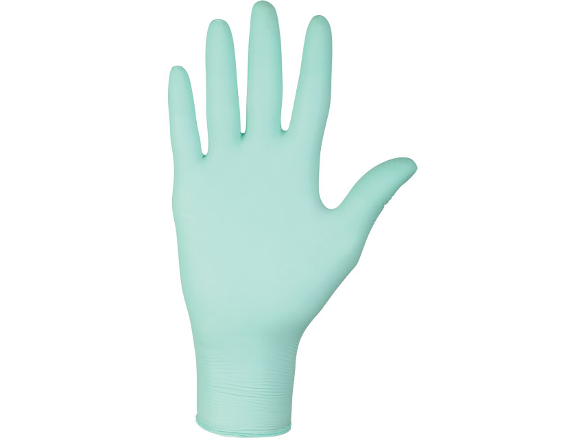 Nitrile Gloves Non Sterile Green Box 100