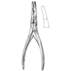ZAUFAL-JANSEN Bone Rongeur Forceps Curved 18 cm