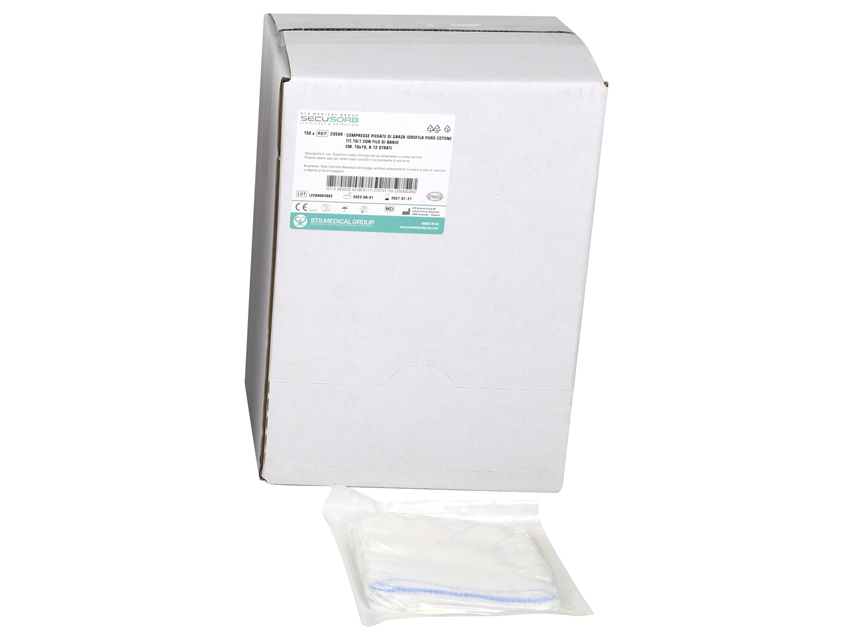 Cotton Gauze Swab  X-ray -Sterile Box of 150