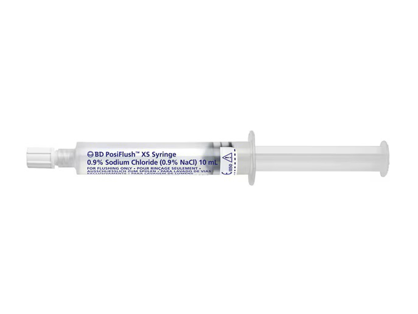 BD PosiFlush XS Prefilled Saline Syringe 10 ml Box of 30
