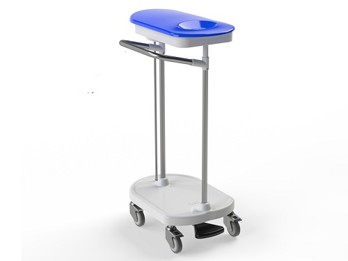 Trolley For Laundry Bags With Push Handle