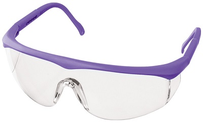 Full  Protective Eyewear  Colored Frame