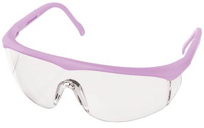 Full  Protective Eyewear  Colored Frame