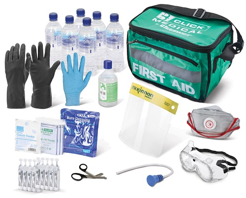 Decontamination Kit for Chemical and Acid Attacks