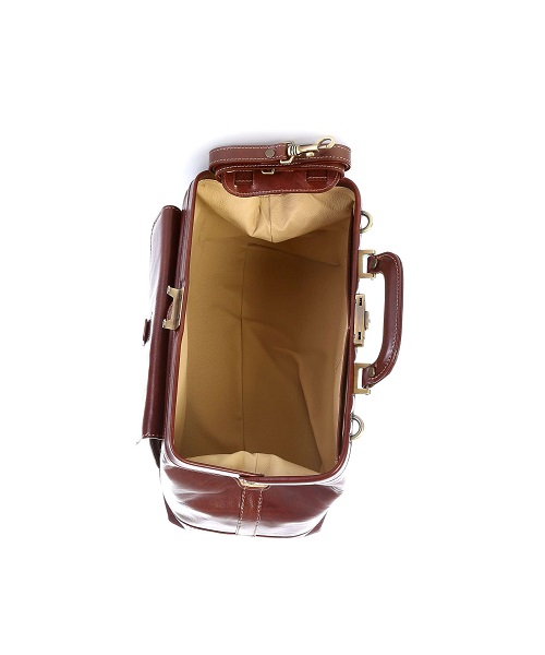 Women Doctor's Chestnut Leather Bag - Biella