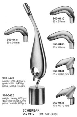 Weight 800g for Scherbak Vaginal Specula