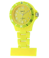 Yellow Silicon Fob Watch