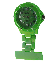 Shiny Green Silicon Fob Watch