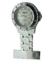 Silver Effect Silicon Fob Watch