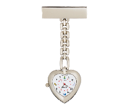 Heart Shaped Chain Lapel Watch