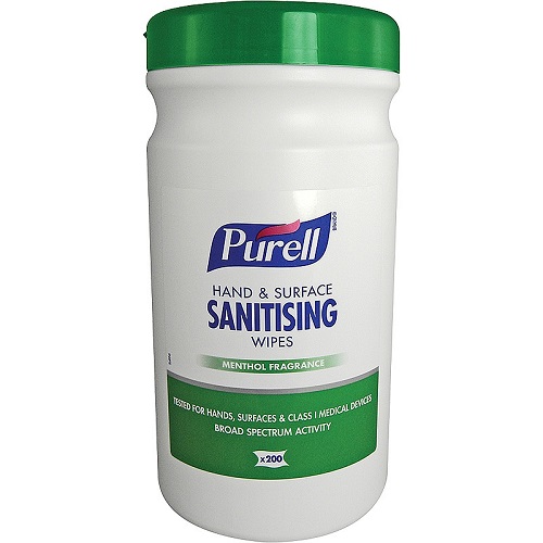 Purell Hand and Surface Sanitising Wipes Canister