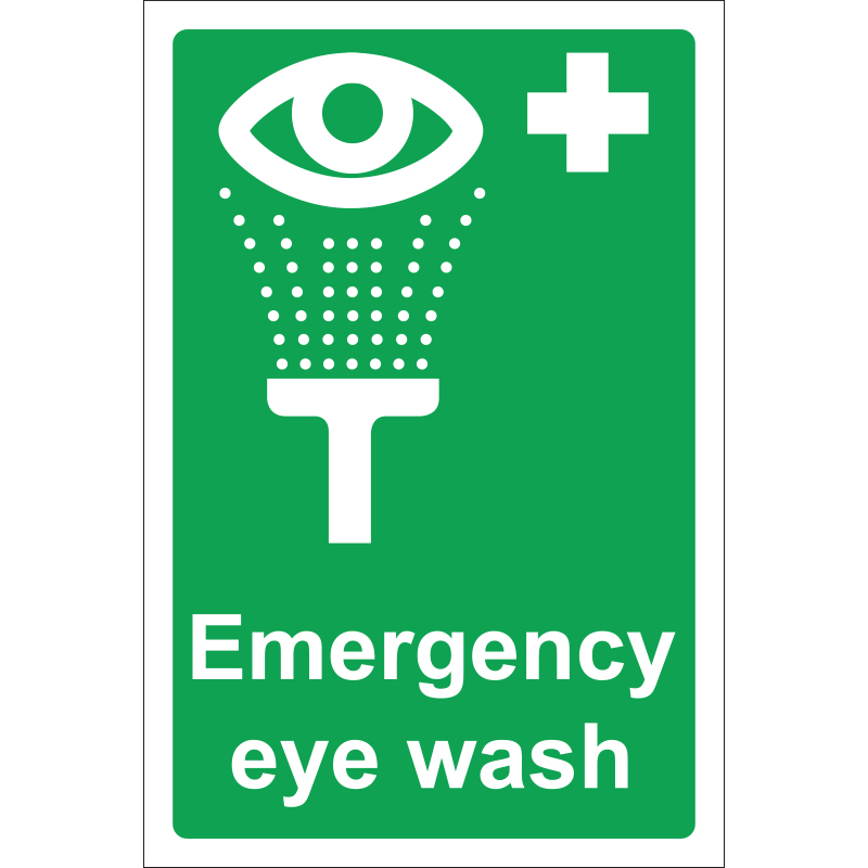 Emergency Eye Wash Sign