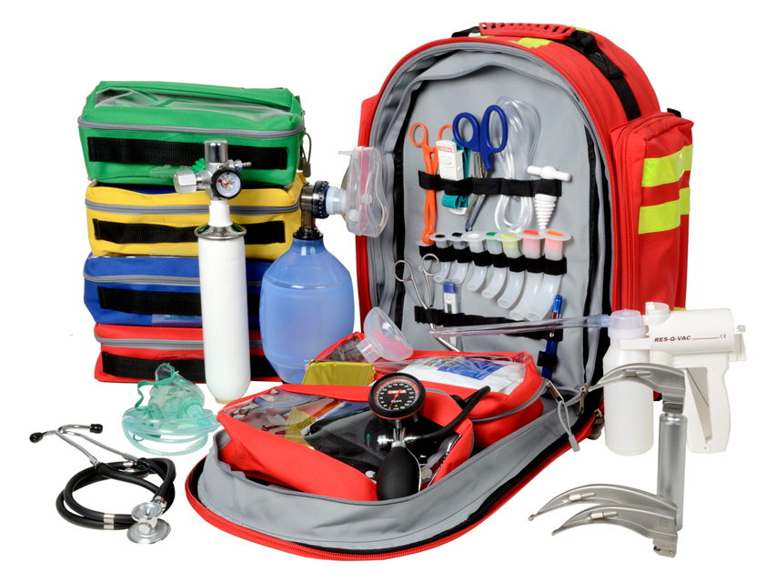 Red Emergency Rucksack With Kit