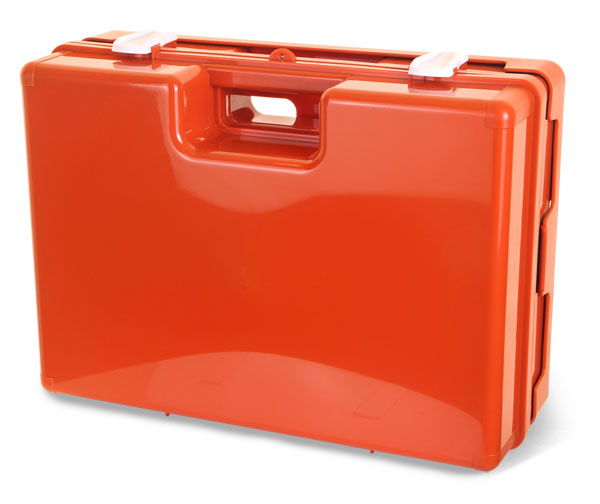 Orange First Aid Case  With Wall Brackets