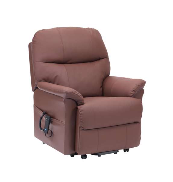Dual Riser Recliner In Leather