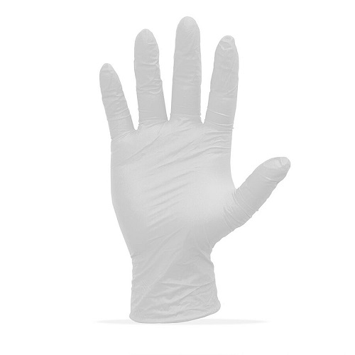 Nitrile Gloves Powder-Free White Box of 100