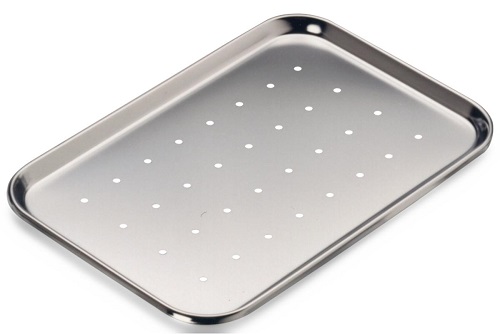 Stainless Steel Mayo Tray Perforated