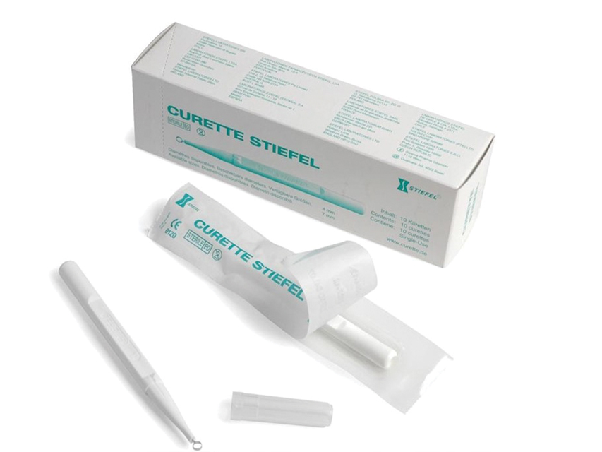 Stiefel Single Use Sterile Dermal Curettes Box of 10