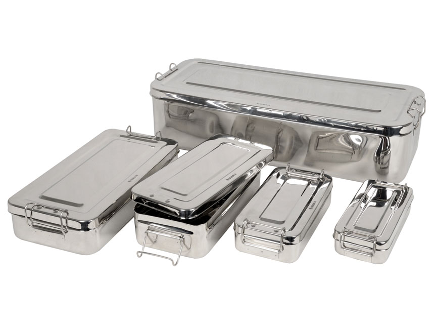 Stainless Steel Instrument Box With Handle