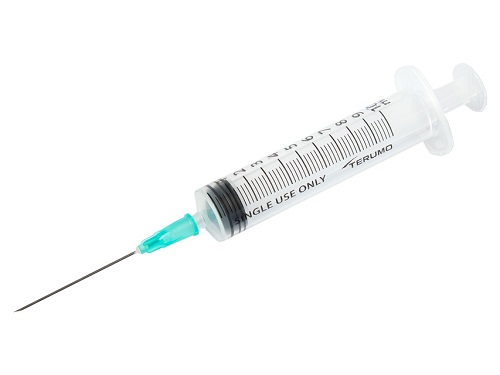 3-Part Syringe With Pre-Connected Hypodermic Needle