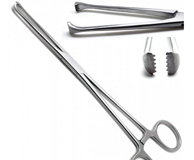 TUFFIER Artery Forceps & Tissue Seizing Forceps 13 cm