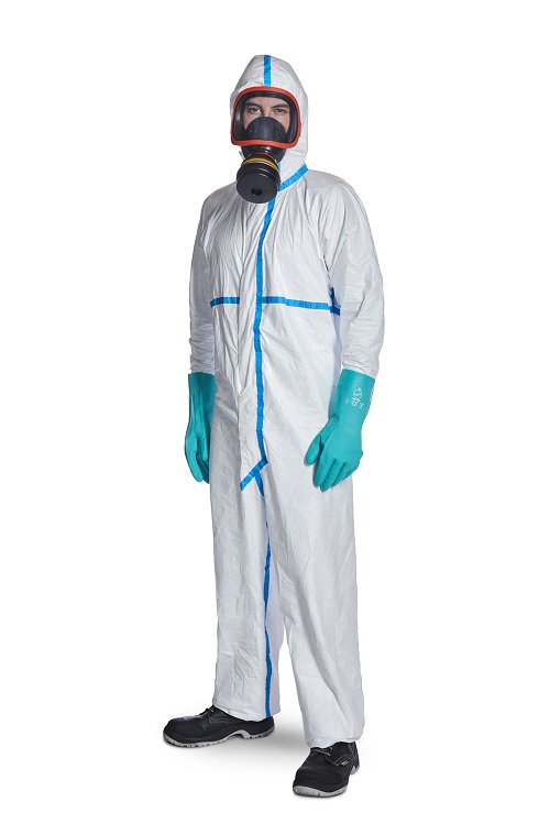 Disposable Coverall With Socks White
