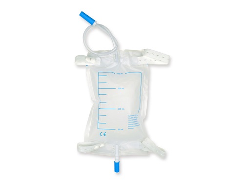 Urine Leg Bag 750 cc With Non Return Valve Box of 30  Urine Leg Bag 750 cc With Non Return Valve Box of 30