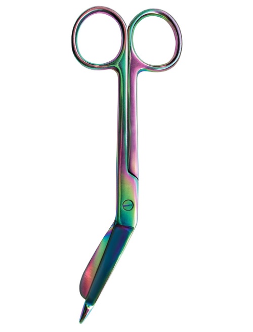 Bandage Scissor -Rainbow Finish