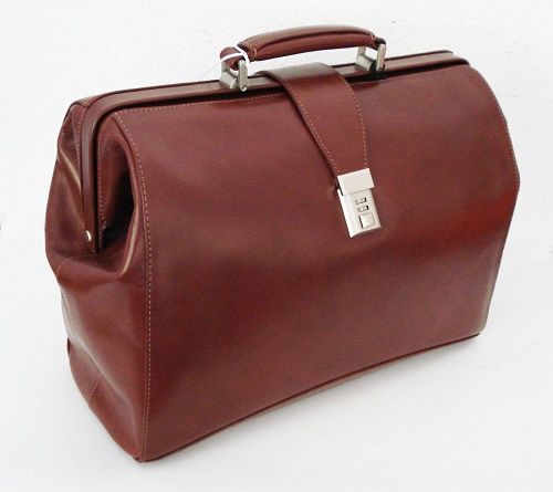 Doctors Handcrafted Leather Laptop Bag