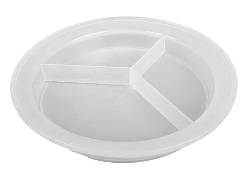 3 Section Plastic Plate