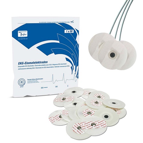 Fleece  ECG Electrodes Disposable Box of 50