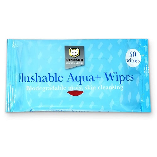 Flushable Aqua Wet  Wipes  Pack 50 wipes 24 Packs  Flushable Aqua Wet  Wipes  Pack 50 wipes 24 Packs