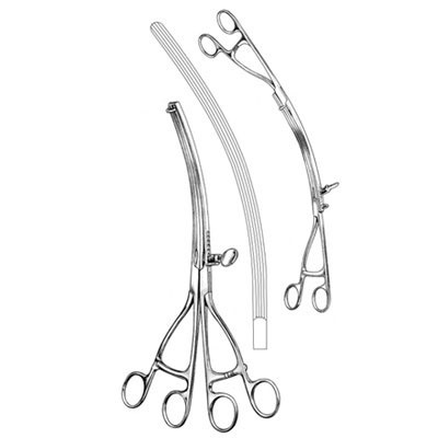 LANE Stomach Clamp Forceps  30 cm