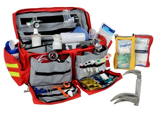 Fully Kitted Emergency Bag With Adjustable Compartments  Fully Kitted Emergency Bag With Adjustable Compartments