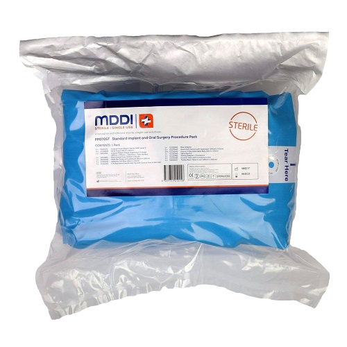 Standard Implant and Oral Surgery Drape Pack Box of 8 Packs  Standard Implant and Oral Surgery Drape Pack Box of 8 Packs