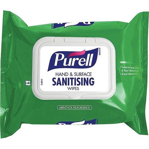 Purell Hand and Surface Sanitising Wipes Pack of 40