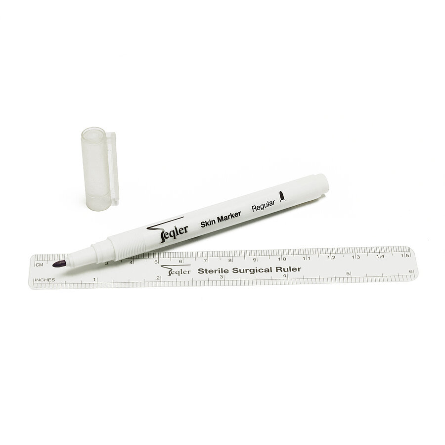 Sterile Skin Marker And Ruler Dispenser Box of  25