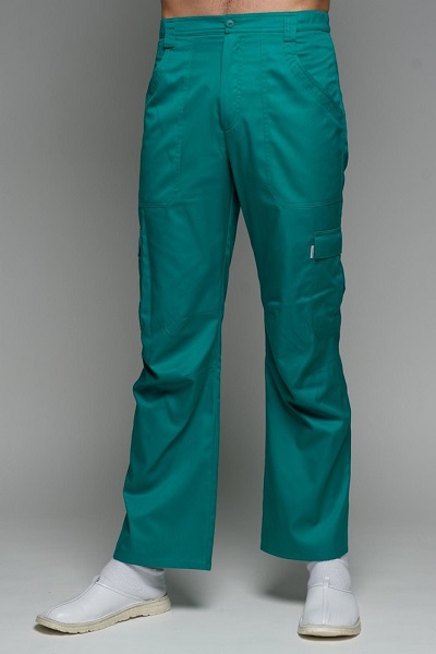 Mens  Medical  Scrub Trousers With Leg Pockets