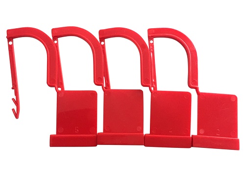Plastic Security Seal Red  Box of 100