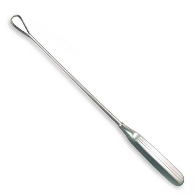 SIMS Uterine Curette Single Ended  Malleable  Length  255 mm