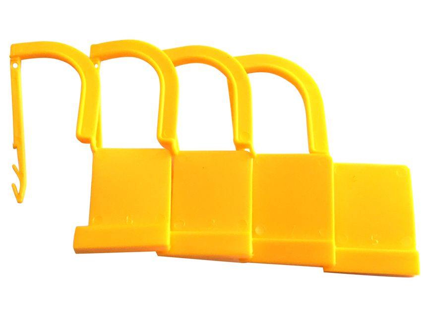 Plastic Security Seal Yellow   Box of 100